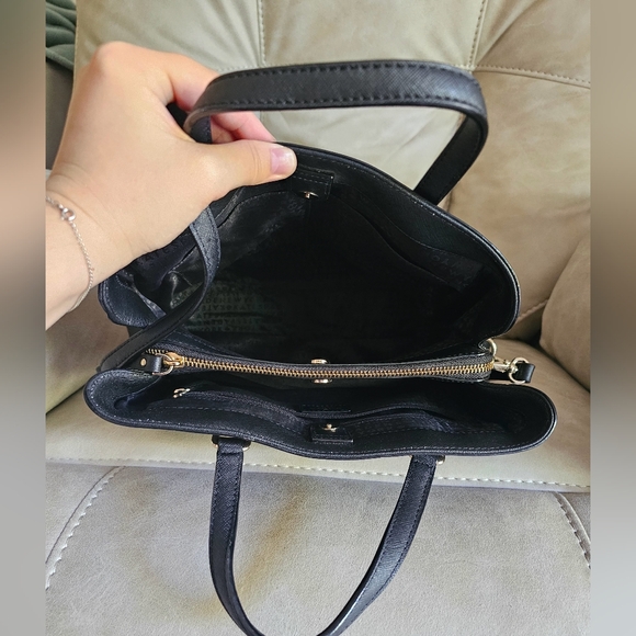 Kate Spade black saffiano leather crossbody shoulder bag - Picture 9 of 13